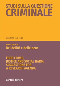 Studi sulla questione criminale - Vol. 3 - Librerie.coop