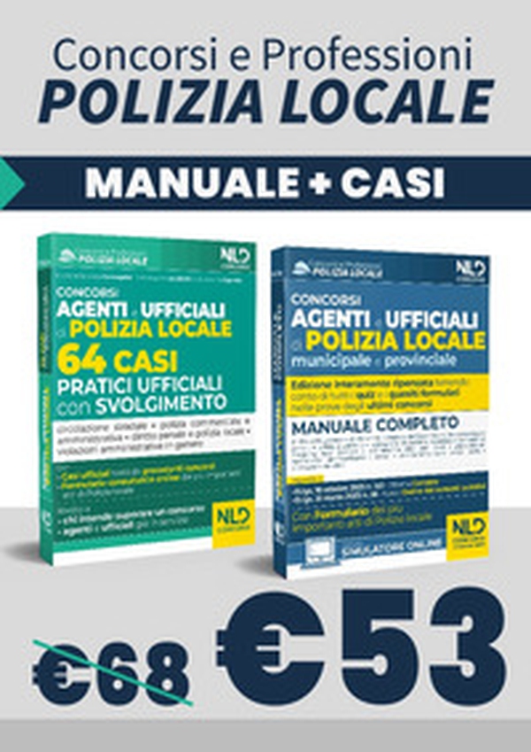 Concorso agenti e ufficiali di Polizia locale municipale e provinciale. Manuale completo-Concorso agenti e ufficiali di Polizia locale. 64 casi pratici ufficiali con svolgimento - Librerie.coop Concorso agenti e ufficiali di Polizia locale municipale e provinciale. Manuale completo-Concorso agenti e ufficiali di Polizia locale. 64 casi pratici ufficiali con svolgimento - Librerie.coop