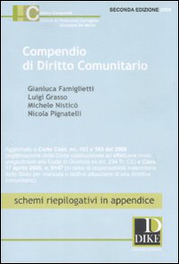 Compendio di diritto comunitario - Librerie.coop Compendio di diritto comunitario - Librerie.coop