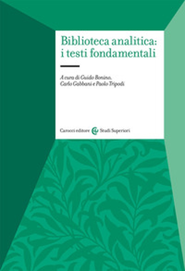 Biblioteca analitica: i testi fondamentali - Librerie.coop Biblioteca analitica: i testi fondamentali - Librerie.coop