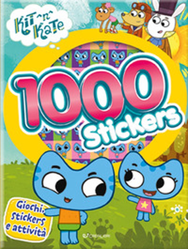 1000 stickers. Kit N Kate. Con adesivi - Librerie.coop 1000 stickers. Kit N Kate. Con adesivi - Librerie.coop