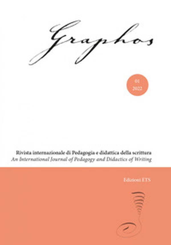 Graphos. Rivista internazionale di pedagogia e didattica della scrittura - Vol. 1 - Librerie.coop Graphos. Rivista internazionale di pedagogia e didattica della scrittura - Vol. 1 - Librerie.coop