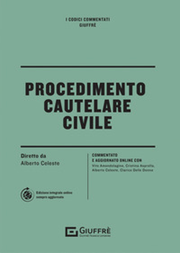 Procedimento cautelare civile - Librerie.coop Procedimento cautelare civile - Librerie.coop