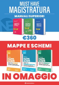 Must have magistratura: Kit 3 Manuali superiori + 3 Mappe e Schemi - Librerie.coop