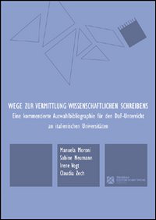 Wege zur Vermittlung wissenschaftlichen Schreibens - Librerie.coop Wege zur Vermittlung wissenschaftlichen Schreibens - Librerie.coop