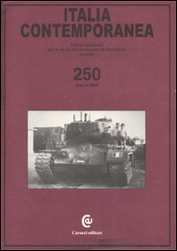 Italia contemporanea - Vol. 250 - Librerie.coop Italia contemporanea - Vol. 250 - Librerie.coop