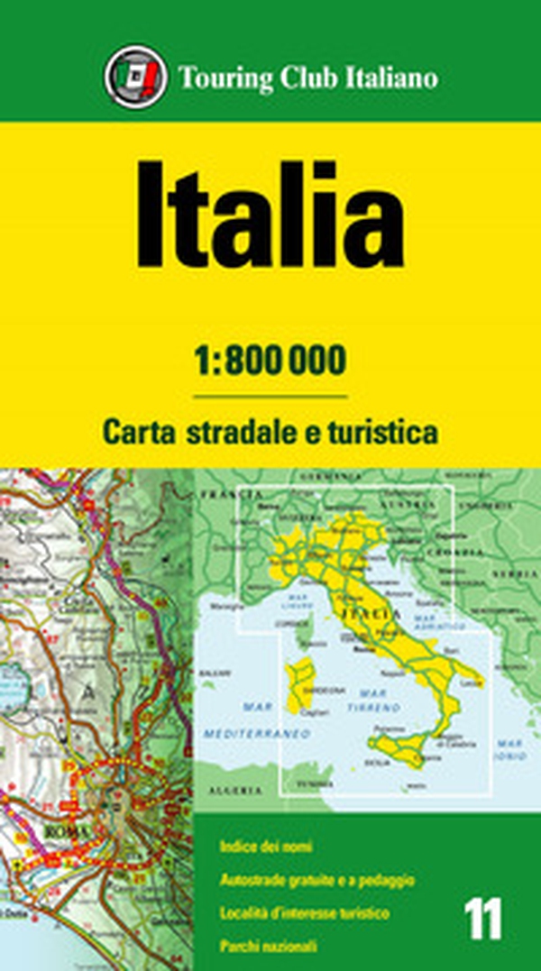 Italia 1:800.000. Carta stradale e turistica - Librerie.coop Italia 1:800.000. Carta stradale e turistica - Librerie.coop