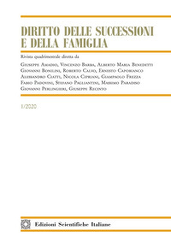 Diritto delle successioni e della famiglia - Vol. 1 - Librerie.coop Diritto delle successioni e della famiglia - Vol. 1 - Librerie.coop