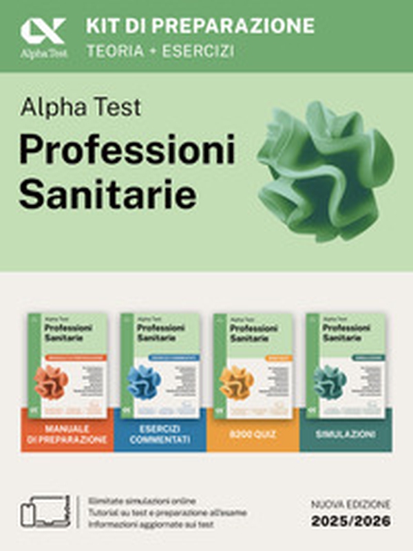 Alpha Test. Professioni sanitarie. Kit di preparazione. Per l'ammissione ai corsi di laurea triennale delle professioni sanitarie, tra cui fisioterapia, logopedia, infermieristica, ostetricia, dietistica, igiene dentale, tecniche di radiologia. Ediz. MyDe - Librerie.coop Alpha Test. Professioni sanitarie. Kit di preparazione. Per l'ammissione ai corsi di laurea triennale delle professioni sanitarie, tra cui fisioterapia, logopedia, infermieristica, ostetricia, dietistica, igiene dentale, tecniche di radiologia. Ediz. MyDe - Librerie.coop
