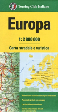 Europa 1:2.800.000. Carta stradale e turistica - Librerie.coop