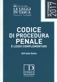 Codice di procedura penale e leggi complementari 2017 - Librerie.coop