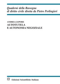 Autotutela e autonomia negoziale - Librerie.coop