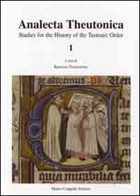 Analecta Theutonica. Studies for the history of the Teutonic Order - Librerie.coop