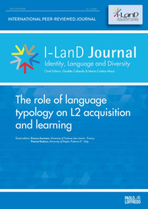 I-LanD Journal, Identity, Language and Diversity - Vol. 1 - Librerie.coop I-LanD Journal, Identity, Language and Diversity - Vol. 1 - Librerie.coop