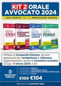 Speciale Orale Avvocato kit a compendi (Civile, Ordinamento forense + Procedura Civile + Penale) - Librerie.coop
