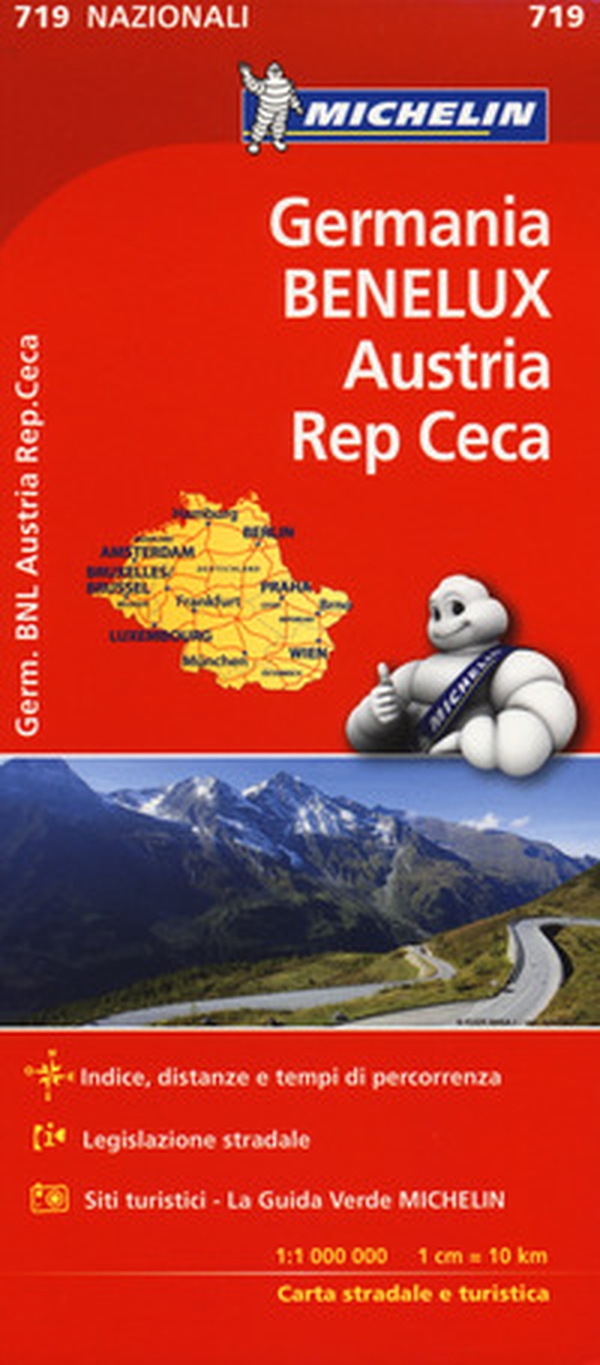 Germania, Benelux, Austria, Repubblica Ceca 1:1.000.000 - Librerie.coop Germania, Benelux, Austria, Repubblica Ceca 1:1.000.000 - Librerie.coop
