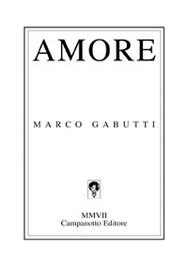 Amore - Librerie.coop Amore - Librerie.coop