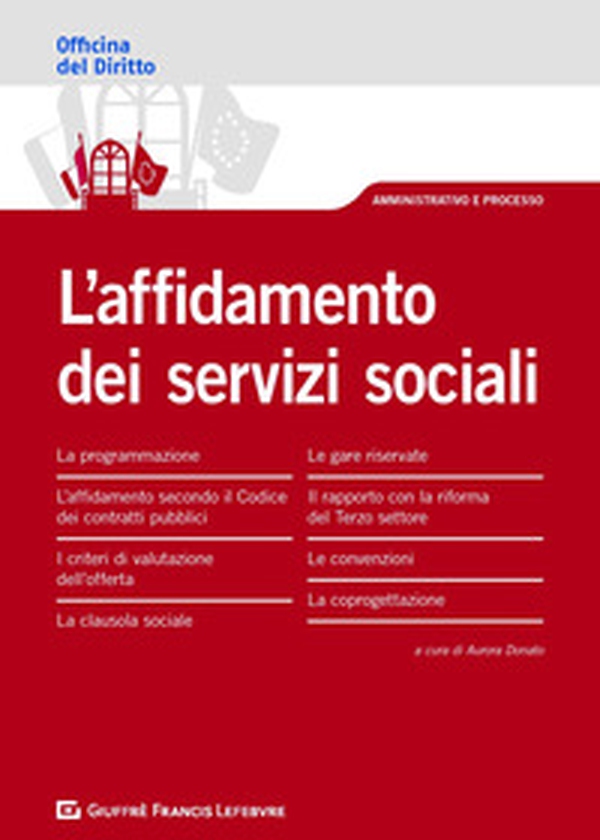 L'affidamento dei servizi sociali - Librerie.coop L'affidamento dei servizi sociali - Librerie.coop