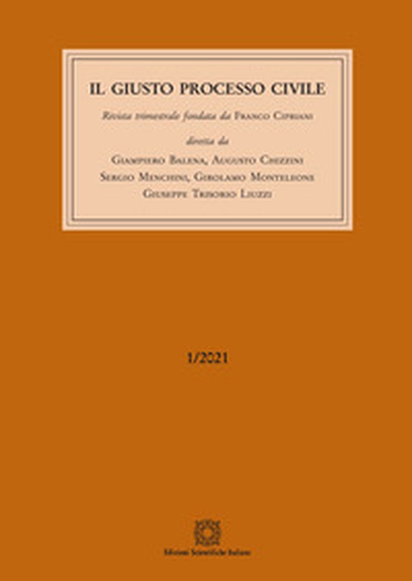 Il giusto processo civile - Vol. 1 - Librerie.coop Il giusto processo civile - Vol. 1 - Librerie.coop