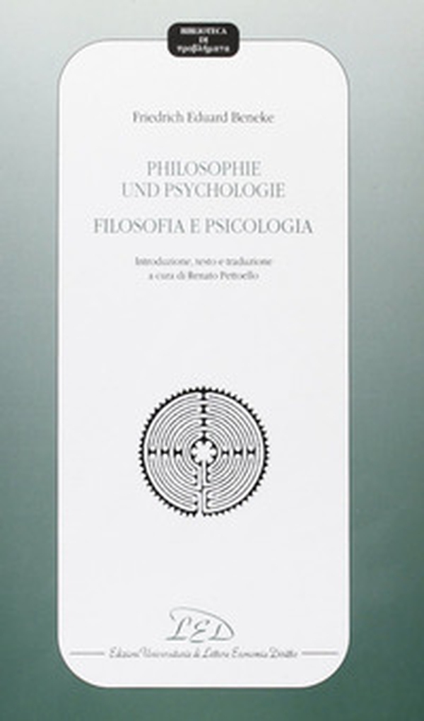 Philosophie und psycologie-Filosofia e psicologia. Introduzione, testo e traduzione. Testo tedesco a fronte - Librerie.coop Philosophie und psycologie-Filosofia e psicologia. Introduzione, testo e traduzione. Testo tedesco a fronte - Librerie.coop