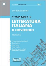Compendio di letteratura italiana. Il Novecento - Librerie.coop