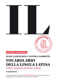 Il vocabolario della lingua latina. Latino-italiano, italiano-latino-Guida all'uso - Librerie.coop
