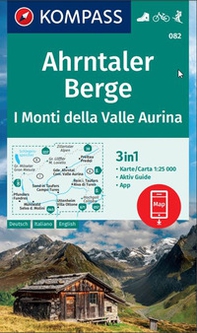 Carta escursionistica nr. 082. Ahrntaler Berge/I Monti della Valle Aurina - Librerie.coop