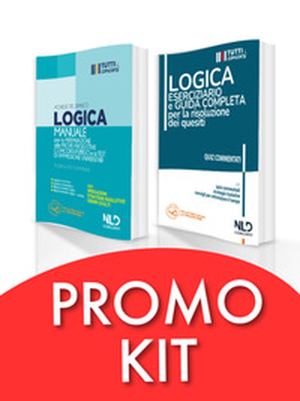 Kit completo di logica: Manuale di logica per la preparazione alle prove preselettive dei concorsi pubblici e ai test di ammissione universitari-Eserciziario di logica per tutti i concorsi - Librerie.coop Kit completo di logica: Manuale di logica per la preparazione alle prove preselettive dei concorsi pubblici e ai test di ammissione universitari-Eserciziario di logica per tutti i concorsi - Librerie.coop