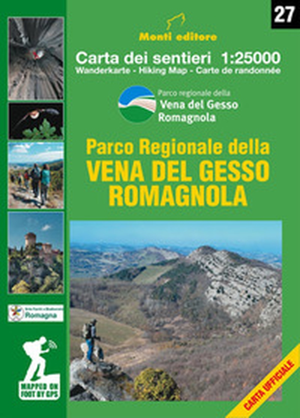 Parco Regionale della Vena del Gesso Romagnola. carta dei sentieri 1:25000 - Librerie.coop Parco Regionale della Vena del Gesso Romagnola. carta dei sentieri 1:25000 - Librerie.coop