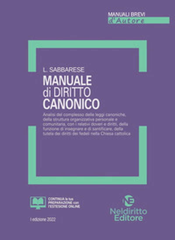 Manuale di diritto canonico - Librerie.coop Manuale di diritto canonico - Librerie.coop