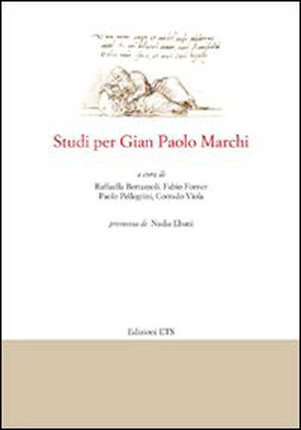 Studi per Gian Paolo Marchi - Librerie.coop Studi per Gian Paolo Marchi - Librerie.coop