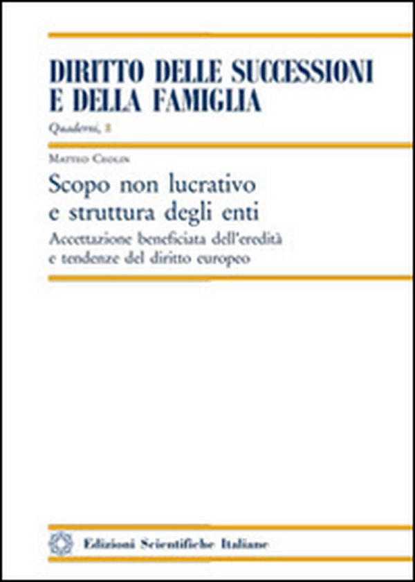 Scopo non lucrativo e struttura degli enti - Librerie.coop Scopo non lucrativo e struttura degli enti - Librerie.coop