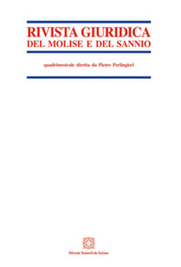 Rivista giuridica del Molise e del Sannio - Vol. 3 - Librerie.coop Rivista giuridica del Molise e del Sannio - Vol. 3 - Librerie.coop
