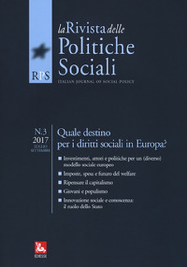 La rivista delle politiche sociali - Vol. 3 - Librerie.coop La rivista delle politiche sociali - Vol. 3 - Librerie.coop