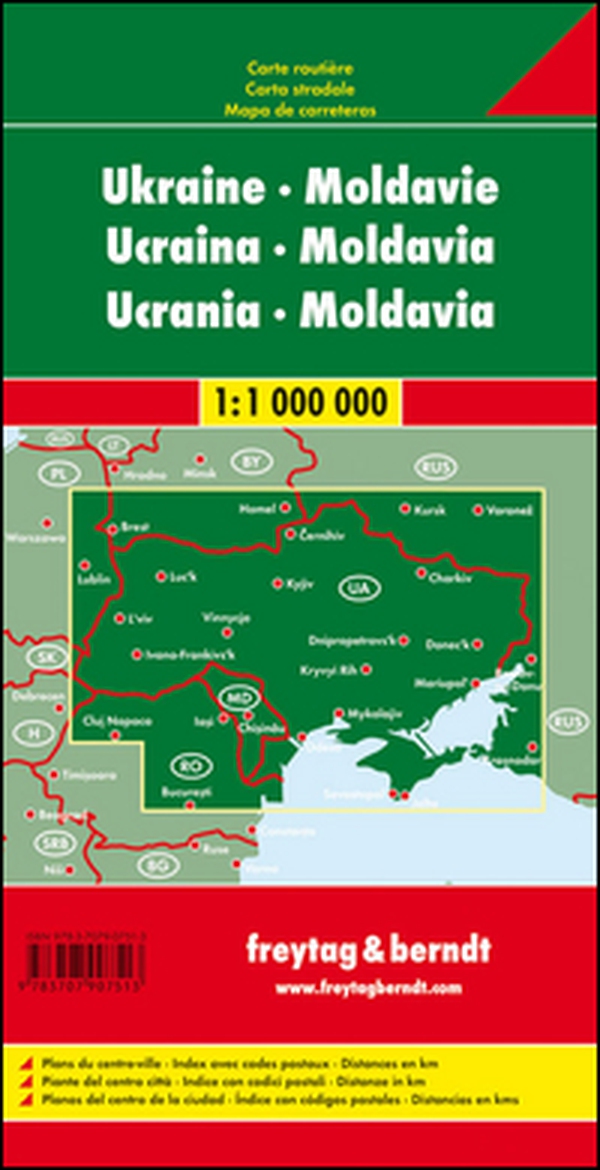 Ucraina-Moldavia 1:1.000.000 - Librerie.coop Ucraina-Moldavia 1:1.000.000 - Librerie.coop