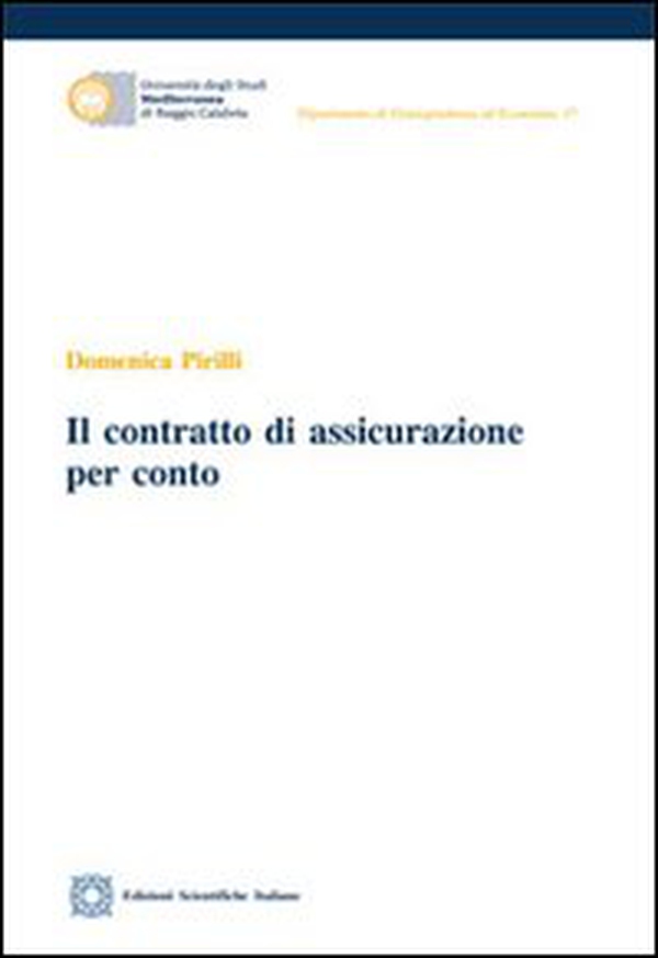 Il contratto di assicurazione per conto - Librerie.coop Il contratto di assicurazione per conto - Librerie.coop