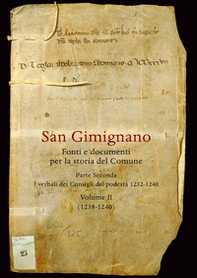 San Gimignano. Fonti e documenti per la storia del Comune - Vol. 2 - Librerie.coop