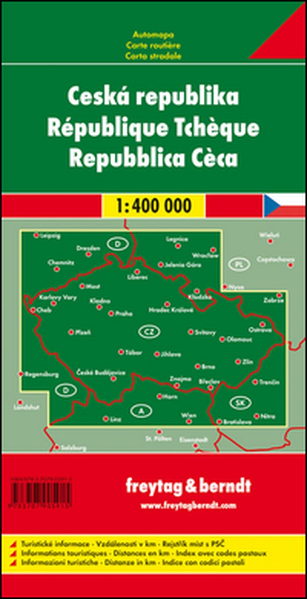 Repubblica Ceca 1:400.000 - Librerie.coop Repubblica Ceca 1:400.000 - Librerie.coop