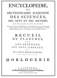 Encyclopédie horlogerie (rist. anast. 1775) - Librerie.coop