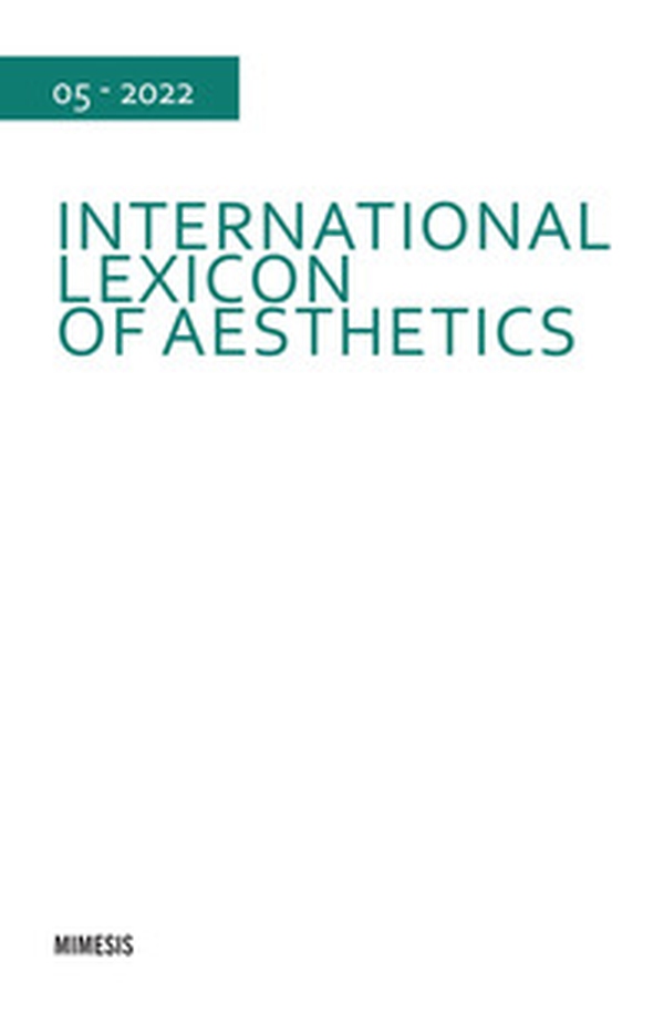International lexicon of aesthetics - Vol. 5 - Librerie.coop International lexicon of aesthetics - Vol. 5 - Librerie.coop