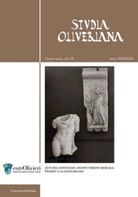 Studia Oliveriana. Quarta serie - Vol. 9 - Librerie.coop