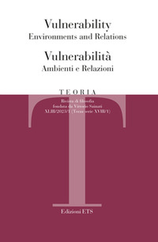 Teoria. Rivista di filosofia - Vol. 1 - Librerie.coop Teoria. Rivista di filosofia - Vol. 1 - Librerie.coop