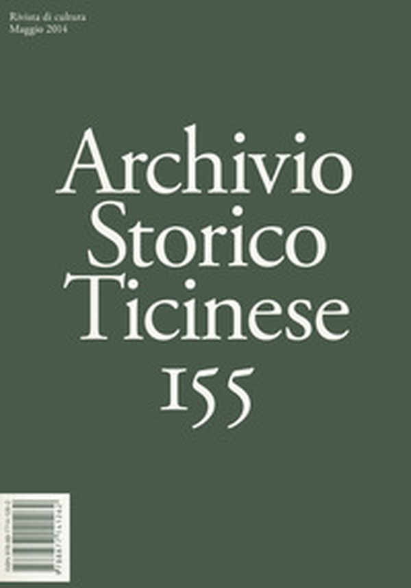 Archivio storico ticinese - Vol. 155 - Librerie.coop Archivio storico ticinese - Vol. 155 - Librerie.coop