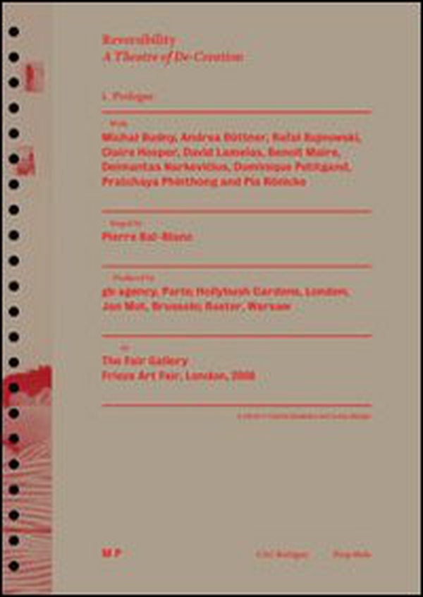 Reversibility. A theater of de-creation. Ediz. francese e inglese - Librerie.coop Reversibility. A theater of de-creation. Ediz. francese e inglese - Librerie.coop