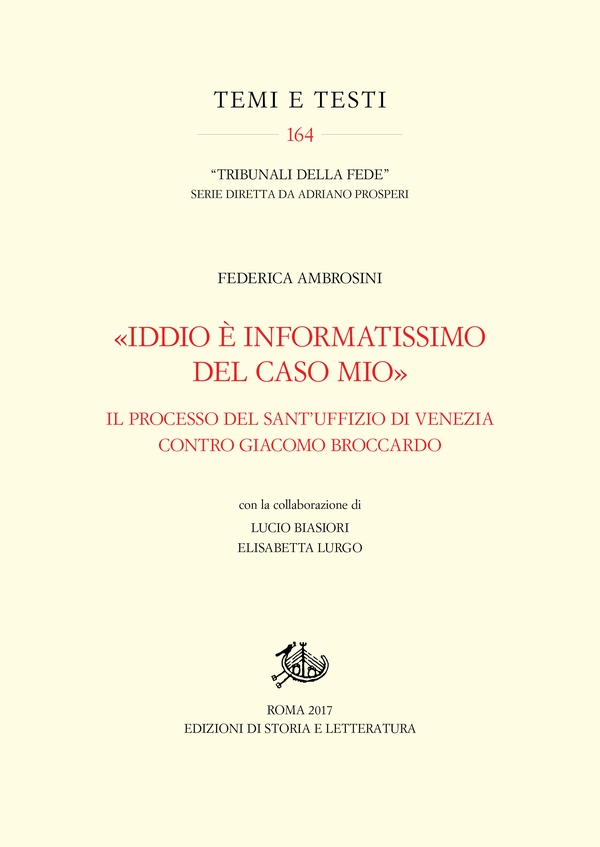 «Iddio è informatissimo del caso mio» - Librerie.coop «Iddio è informatissimo del caso mio» - Librerie.coop