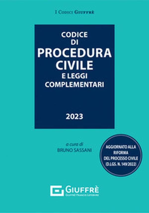Codice di procedura civile e leggi complementari - Librerie.coop Codice di procedura civile e leggi complementari - Librerie.coop