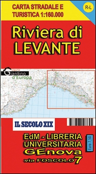 RL Riviera di Levante. Carte stradale della Riviera ligure di Levante - Librerie.coop