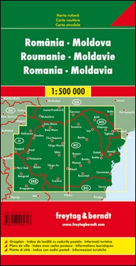 Romania-Moldavia 1:500.000 - Librerie.coop