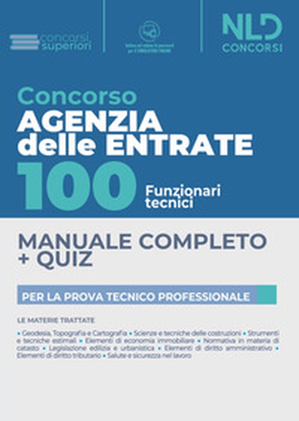 Concorso Agenzia delle Entrate. 100 funzionari tecnici - Librerie.coop Concorso Agenzia delle Entrate. 100 funzionari tecnici - Librerie.coop