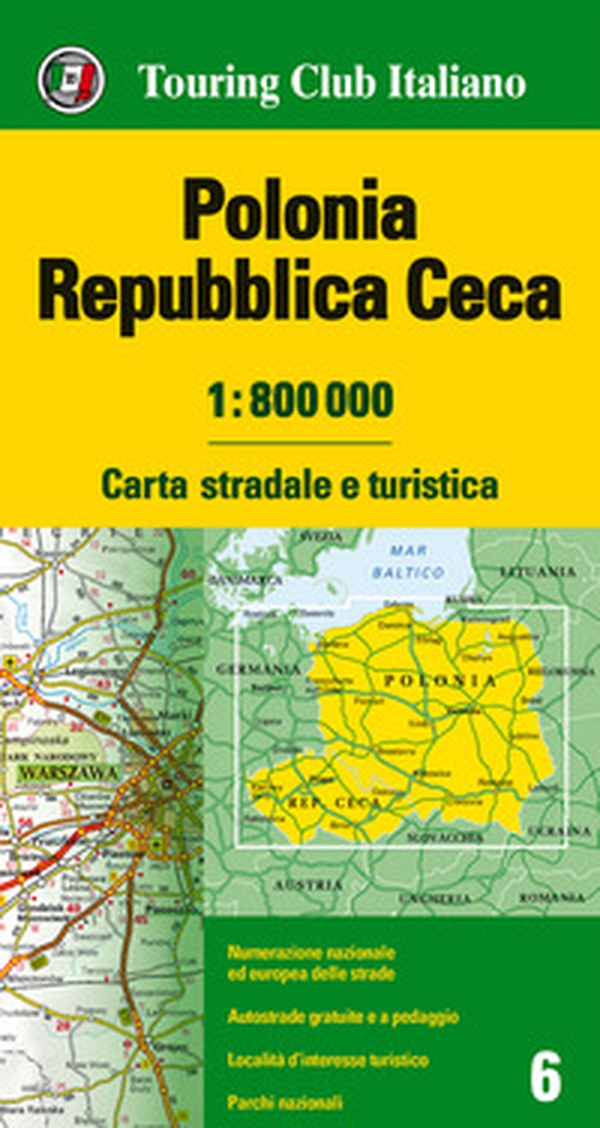 Polonia, Repubblica Ceca 1:800.000. Carta stradale e turistica - Librerie.coop Polonia, Repubblica Ceca 1:800.000. Carta stradale e turistica - Librerie.coop